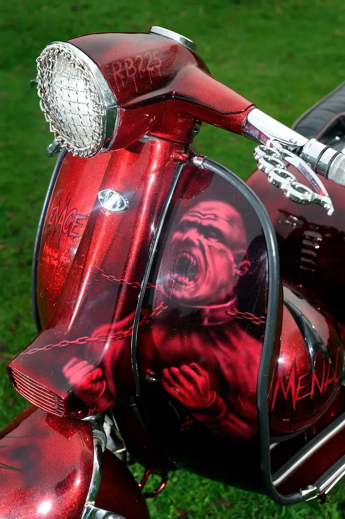 Lambretta custom paint