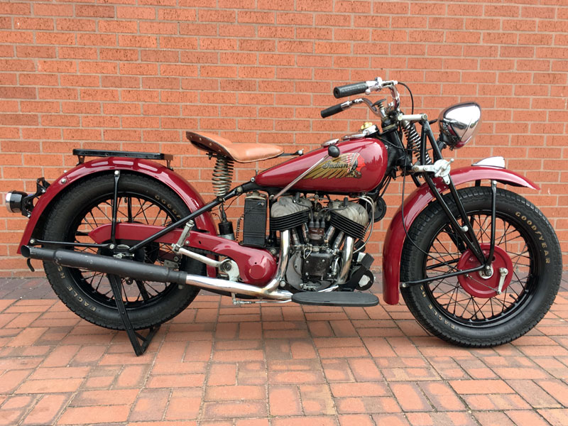  Classic  Indian  motorcycle  could fetch 18 000 at auction 