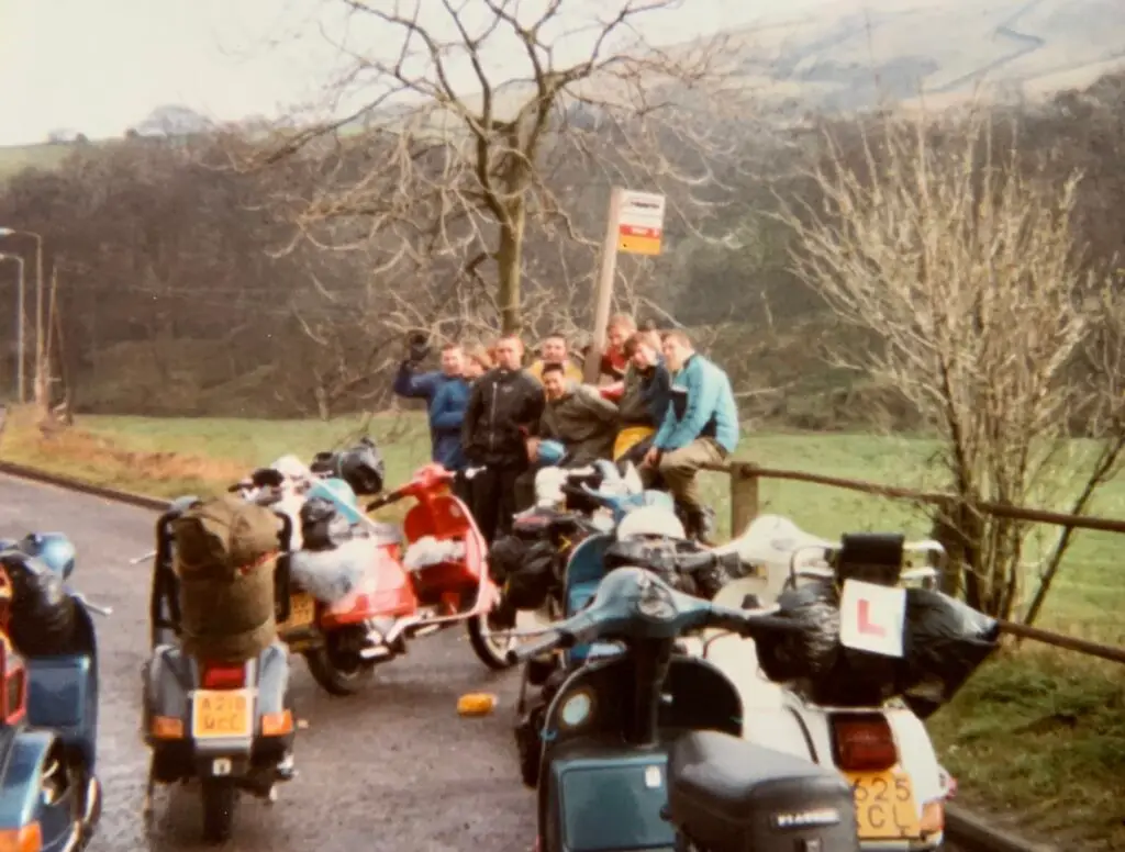 Derbyshire Dales scooter rally 1984